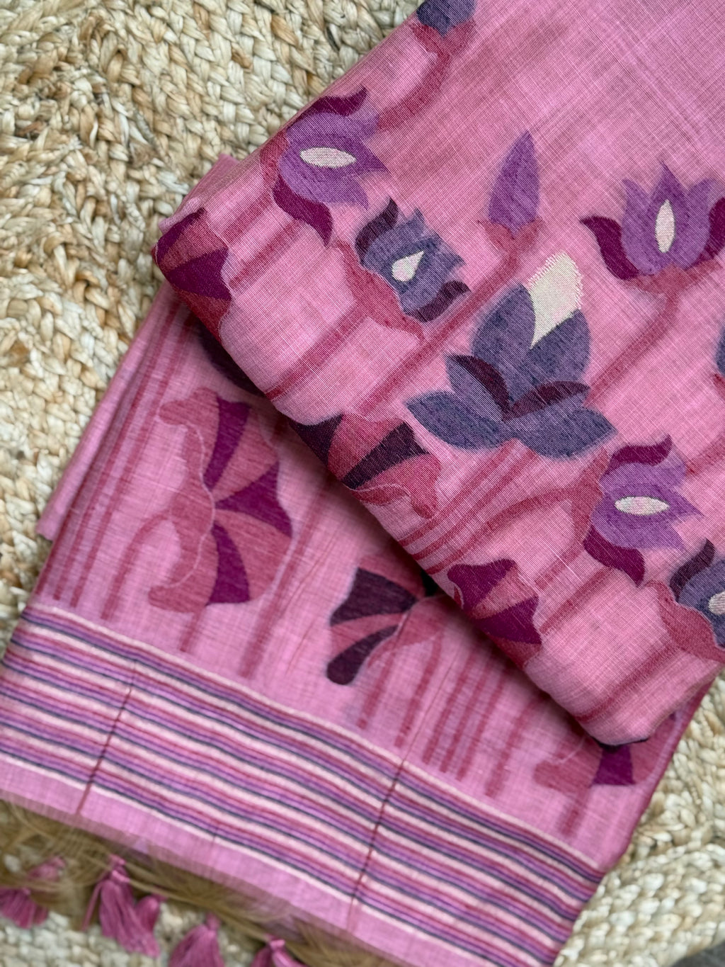 Muga Cotton Saree